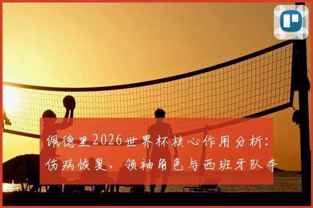 佩德里2026世界杯核心作用分析：伤病恢复、领袖角色与西班牙队夺冠前景展望